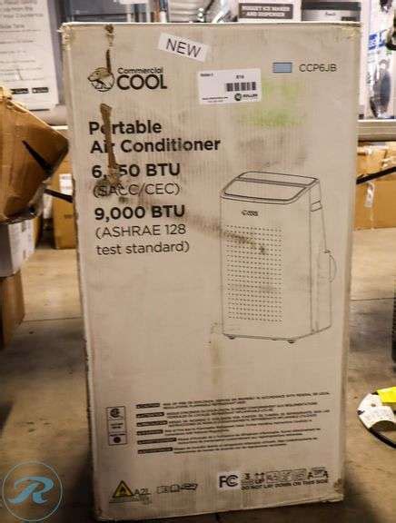 Commercial Cool Portable Air Conditioner 6 350 BTU New Roller Auctions