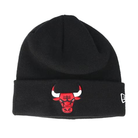 Chicago Bulls Essential Knit Black Cuff New Era Beanies