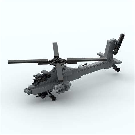 LEGO MOC AH-64 Apache Helicopter by hg_moc | Rebrickable - Build with LEGO