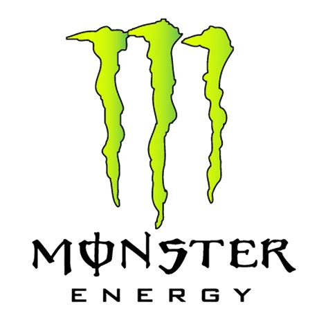 Monster Energy Logo And Green Claw Marks Clipart Png All