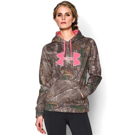 Under Armour Womens Camo Big Logo Pullover Hoodie 777270 Under Armour Sweatshirts Under