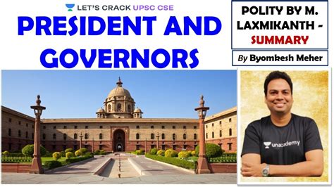 L President Governor Indian Polity Series Crack Upsc Cse Ias