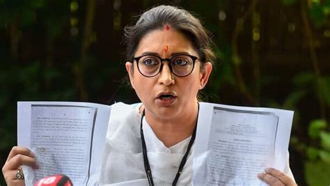 Get New Scriptwriter For Your Misogynistic Goons Smriti Irani