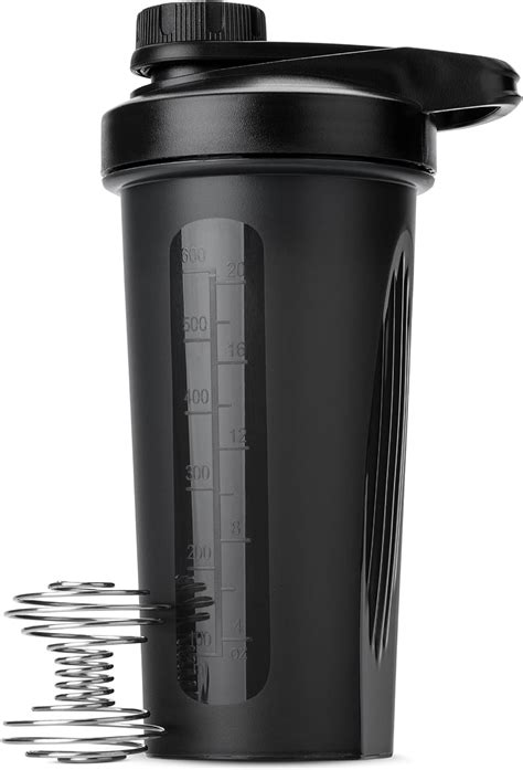 R Pen Shaker Bottles For Protein Mixes With Twist Cap 28 Oz Black