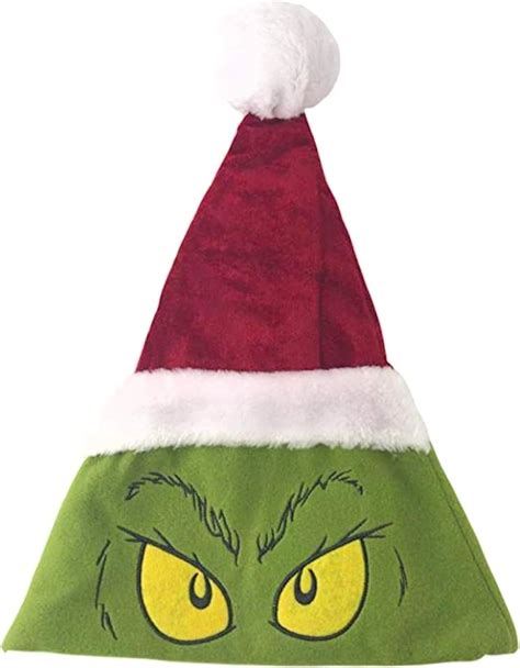 Dr Seuss The Grinch Christmas Santa Hat Red Clothing