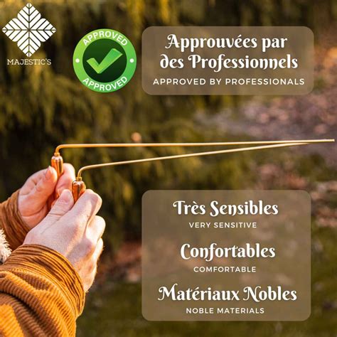 Pack Sourcier Baguettes De Sourcier En Cuivre Pendule Divinatoire