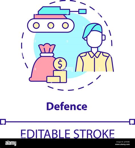 Defence Concept Icon Stock Vector Image And Art Alamy