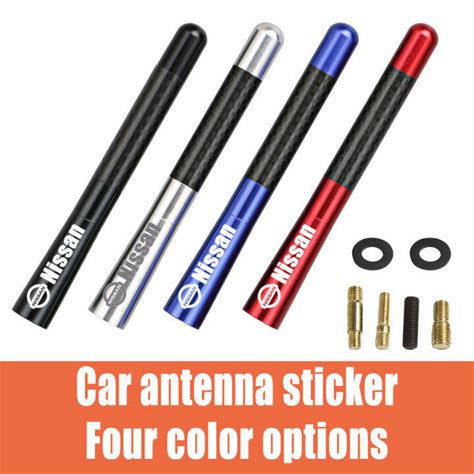 Cm Carbon Fiber Car Radio Antenna Accessories For Nissan Serena C