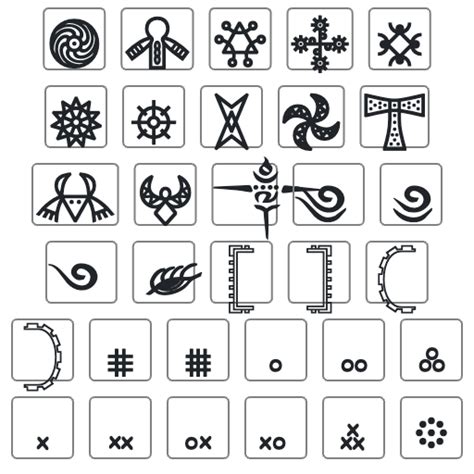 Totem Symbols 𖣐