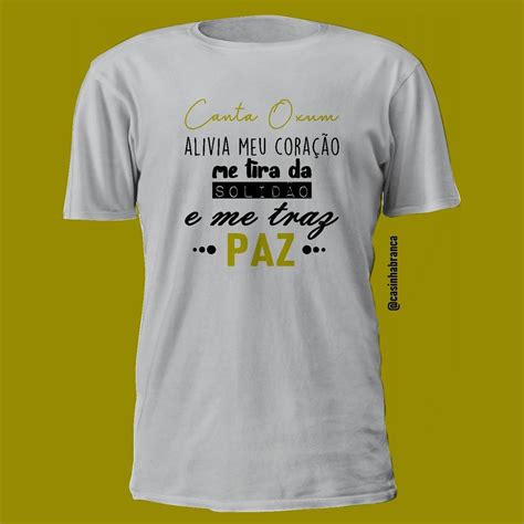 Camisa Personalizada Oxum Umbanda Candombl Orix Shopee Brasil