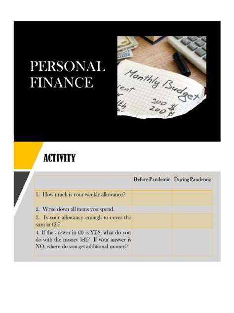 personal finance
