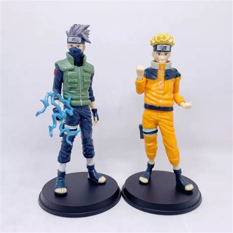 anime uzumaki naruto hatake kakashi group type toy   box pvc cm