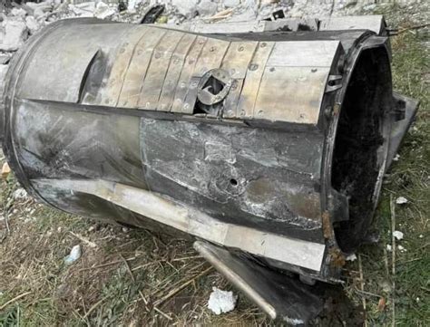 Media Shows Wreckage Of Russian Zircon Missile Shot Down Over Kyiv