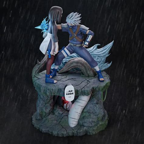 Kakashi Vs Rin Naruto D Printing Model Stl