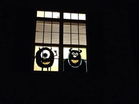 Monster Window Silhouette