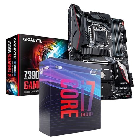 Bundle Deal Intel Core I7 9700k Cpu Gigabyte Z390 Gaming X Atx