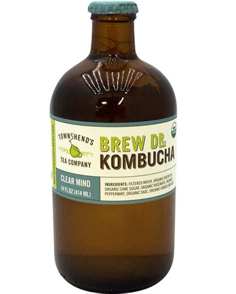 Brew Dr Kombucha USDA Organic Clear Mind Tea