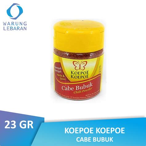 Jual Koepoe Koepoe Cabe Bubuk 23 GR Chili Powder Kupu Kupu Shopee