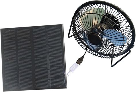 Vosarea 3 Watt USB Solar Panel Powered Mini Tragbaren Ventilator für