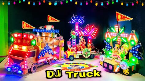 New Ganesh Puja Gauri Navratri Durga Kaali Maiya Big Dj Truck Light