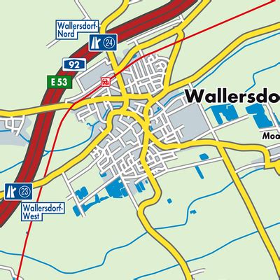 Wallersdorf Stadtpl Ne Und Landkarten