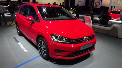 Volkswagen Golf Sportsvan Sound Exterior And Interior Geneva