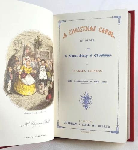 A Christmas Carol Deluxe Original St Edition Facsimile Charles