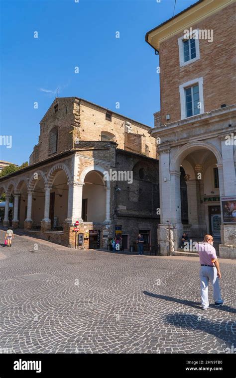 Piazza Della Repubblica Square View Of The Church Of San Francesco