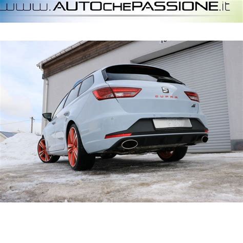 Scarico Sportivo Fox In Acciaio Omologato Per Seat Leon F St Cupra