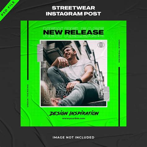 Premium Psd Urban Fashion Streetwear Instagram Post Template