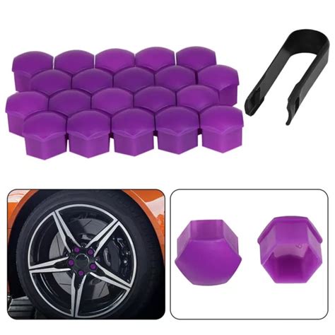 FACILE À INSTALLER 17 mm écrou de roue violet moyeu vis jante boulon