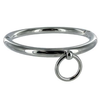 METAL HARD BDSM COLLAR CON ARGOLLA 10CM Seductime Sex Shop