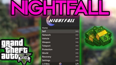 Updated Nightfall Mod Menu Showcase Undetected Recovery Gta