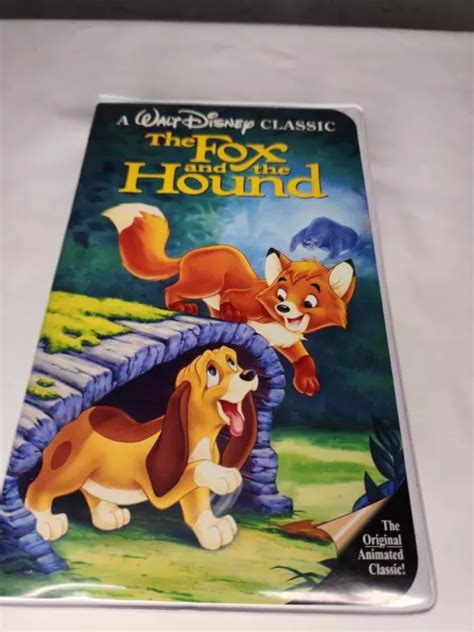 Walt Disney Classic The Fox And The Hound Vhs Black Diamond