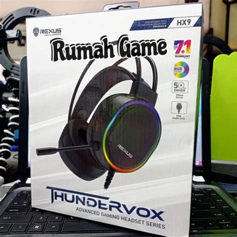 Rexus Thundervox HX9 RGB Gaming Headset Lazada Indonesia