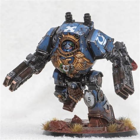 Ultramarines Legion Contemptor Dreadnought By Warhammer Kpainter