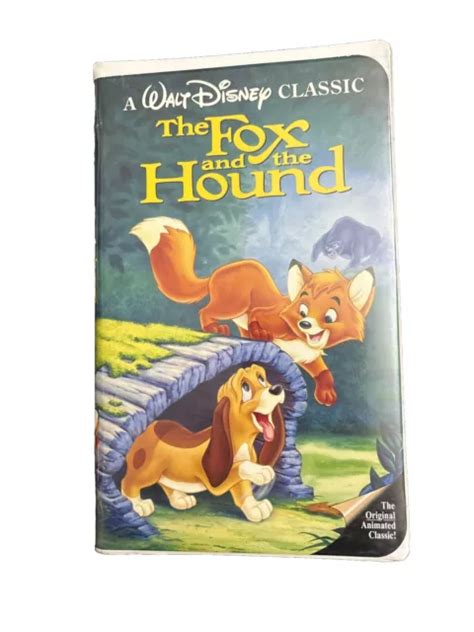 THE FOX AND The Hound VHS Black Diamond Walt Disney Original Classic