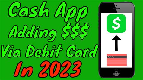 Cash App How To Add Money Using Your Debit Card In 2024 2025 Youtube