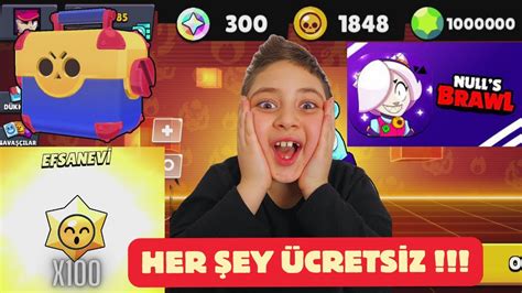 HER ŞEY ÜCRETSİZ VE SINIRSIZ BRAWL STARS NULLS MODU