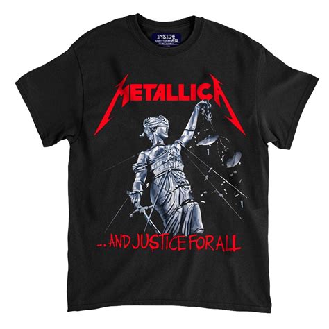 Jual Kaos Musik Kaos Band Metallica Justice Kaos Metal Kaos Band