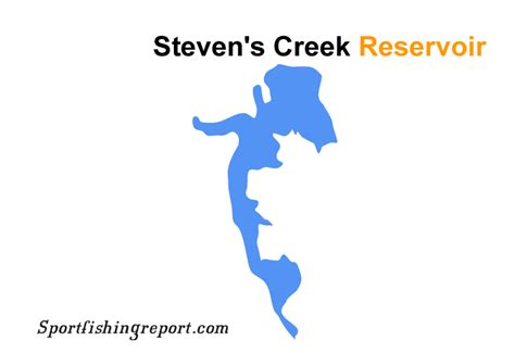 Stevens Creek Reservoir - Fish Reports & Map