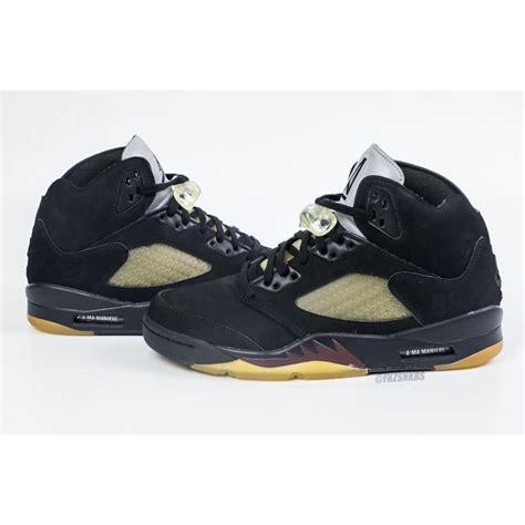 A Ma Maniére X Air Jordan 5 Black Fd1330 001 Nice Kicks