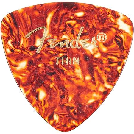 Fender Shape Picks Count Shell Thin Amazon De