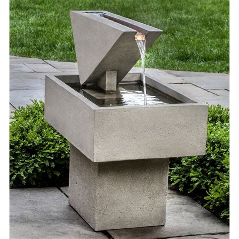 Campania International Triad Outdoor Fountain Garden Water Fountains