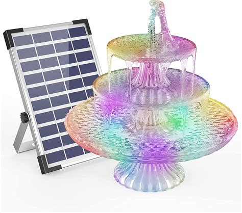 Amazon AISITIN DIY Solar Fountain Upgraded 5 5W Solar Power