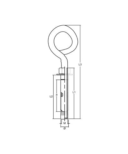 ANCLAJE FIXBOLT HEMB RABO CERDO M 8X60 PACK 2000 Uds