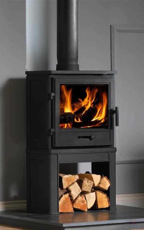 Bassington In Black With Grande Leg Option Doncaster Stoves Fireplaces