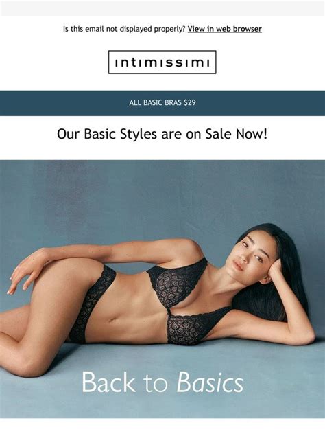 Intimissimi It S The Last Day For A Basic Bra Milled