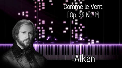 C V Alkan 12 Etudes In All The Minor Keys Comme Le Vent Op 39