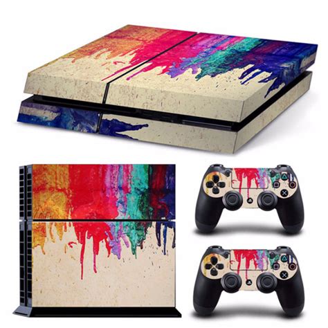 Graffiti Decalque Capa De Vinil Adesivo De Pele Para Ps4 Playstation